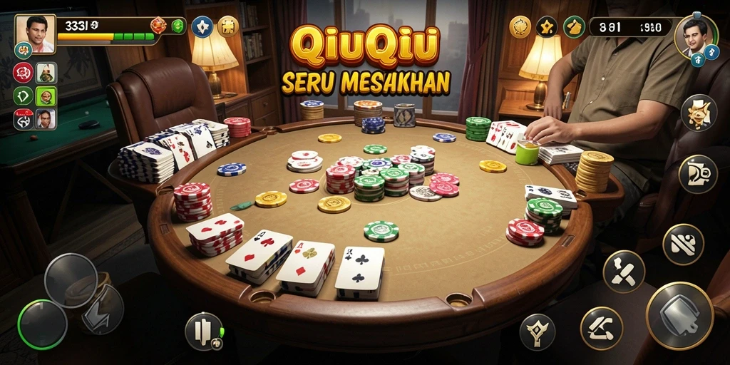 Tampilan gameplay menarik dari 333I saat bermain QiuQiu.