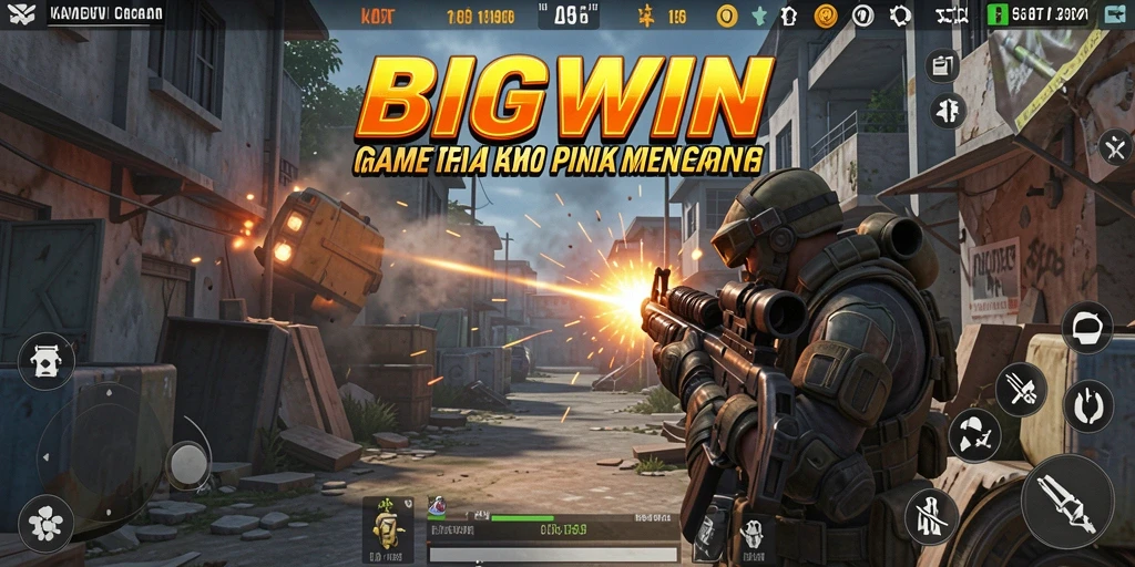 Tampilan seru gameplay TPS di BIGWIN dengan aksi perang yang mendebarkan.