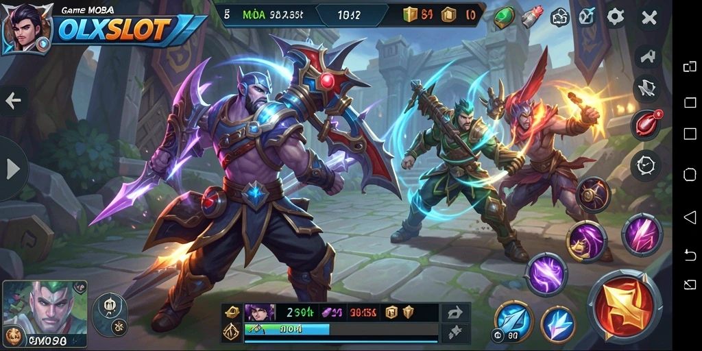 Tampilan hebat dari gameplay seru OLXSLOT.