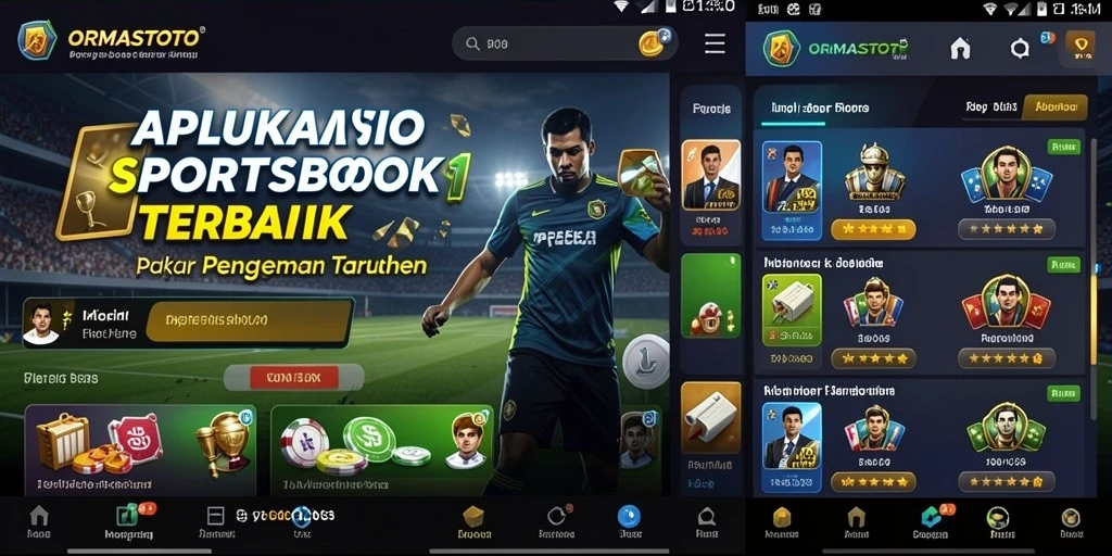 Tampilan gameplay menarik dari aplikasi Sportsbook ORMASTOTO.