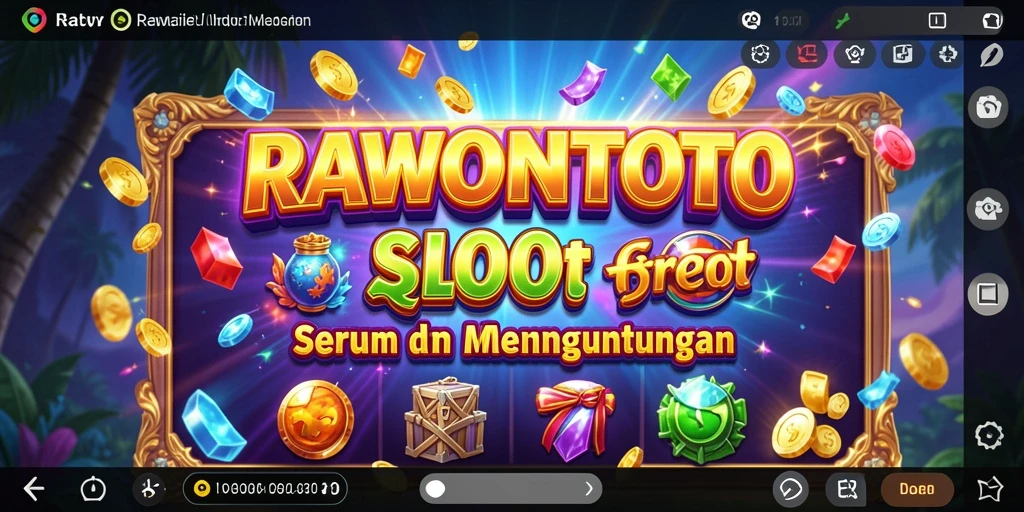 Tampilan gameplay seru dari RAWONTOTO dengan tema slot yang menarik.