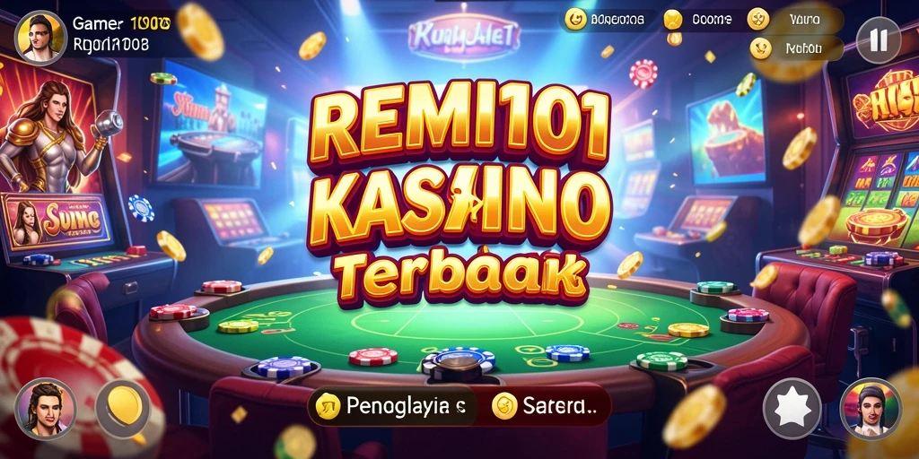 Screenshot utama REMI101 menampilkan gameplay seru dengan desain yang atraktif.